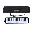 Muzicuta Melodica 32 Clape, Vivimall, din ABS, pentru Incepatori, 45 x 13 x 7 cm, Include Husa si Suflator, Negru - vivimall.ro