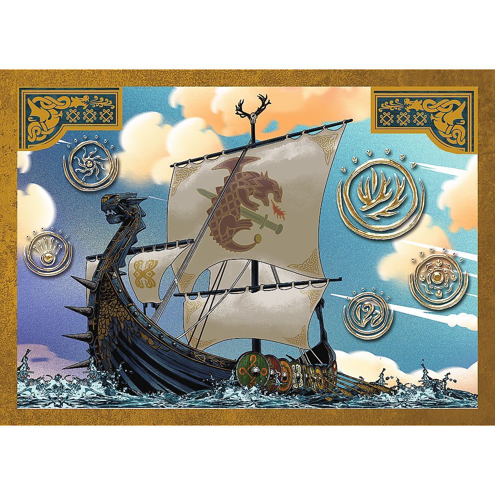 PUZZLE TREFL 4IN1 CUM SA ITI DRESEZI DRAGONUL ZILELE DRAGONULUI