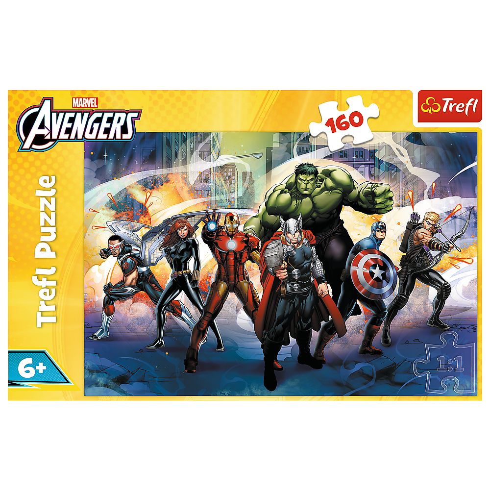 PUZZLE TREFL 160 MARVEL RAZBUNATORII SUPERPUTERI