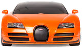 MASINA CU TELECOMANDA BUGATTI GRAND SPORT VITESSE PORTOCALIE CU SCARA 1 LA 18