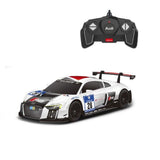 MASINA CU TELECOMANDA AUDI R8 LMS PERFORMANCE ALB SCARA 1 LA 18