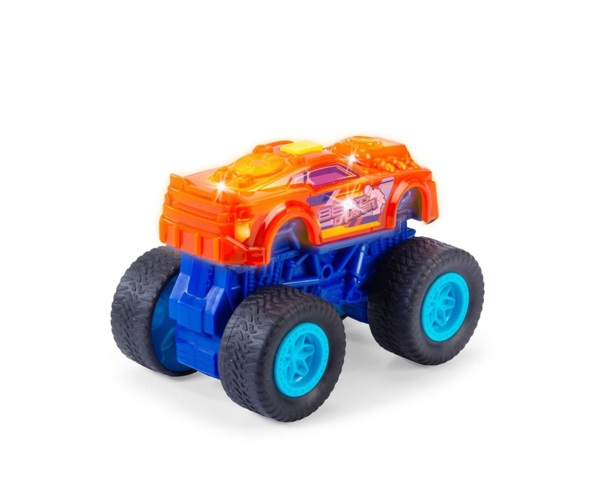DICKIE MASINA DE TEREN BEAT CRUSHER CU LUMINI SI SUNETE 17CM