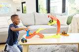 HOT WHEELS MONSTER TRUCK SET DE JOACA PISTA INVINGE SARPELE URIAS CU MASINUTA BONE SHAKER INCLUSA