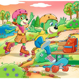 PUZZLE TREFL 3IN1 INTALNIREA FAMILIEI TREFELIK