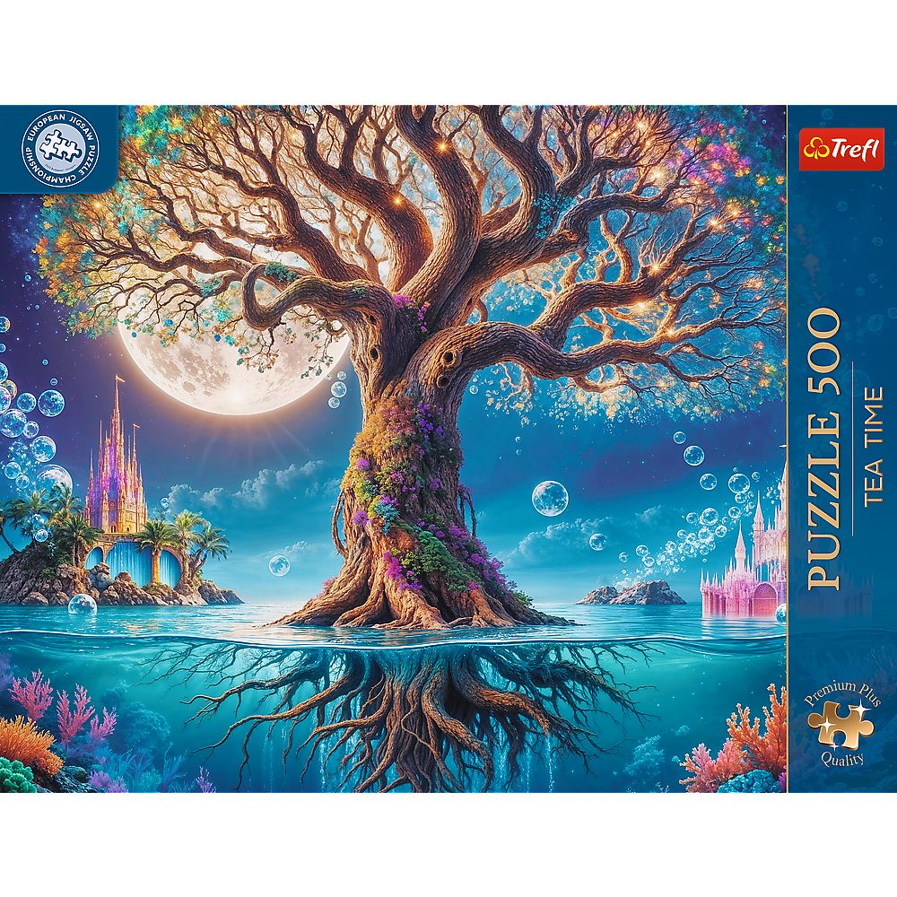 PUZZLE TREFL 500 PREMIUM PLUS TEA TIME CAMPIONATUL EUROPEAN COPACUL MAGIC