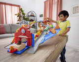 CARS RACE AND RESCUE SET DE JOACA CURCUIT DE SALVARE SI 3 MASINUTE METALICE