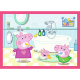 PUZZLE TREFL 4IN1 PEPPA PIG IUBESTE AVENTURILE