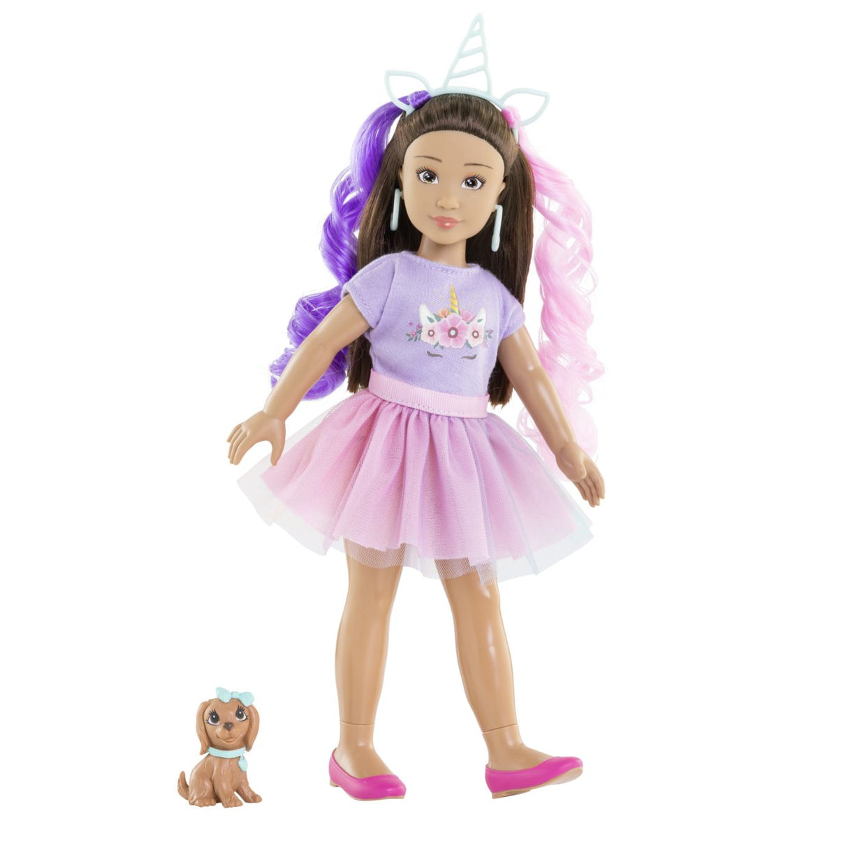 COROLLE SET UNICORN PAPUSA LUNA 28CM