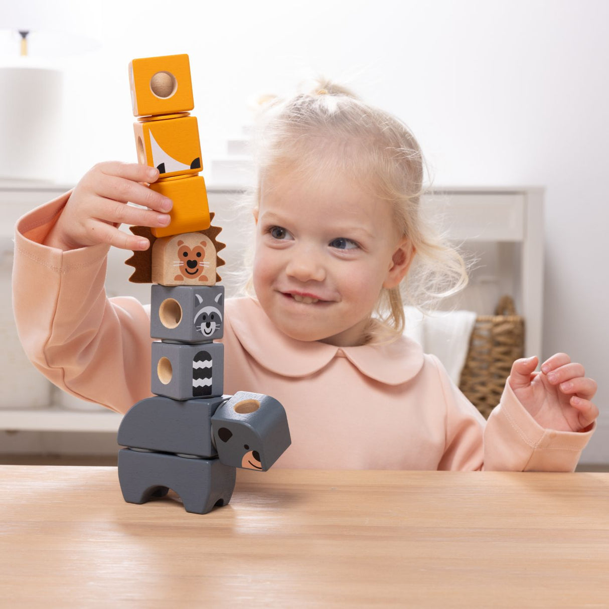 MELISSA AND DOUG SET DE CONSTRUCTIE DIN LEMN PRIETENII PADURII
