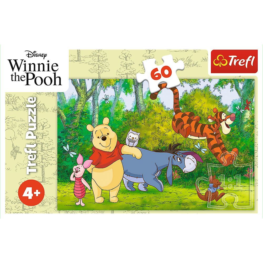 PUZZLE TREFL 60 DISNEY WINNIE THE POOH MIERE DELICIOASA