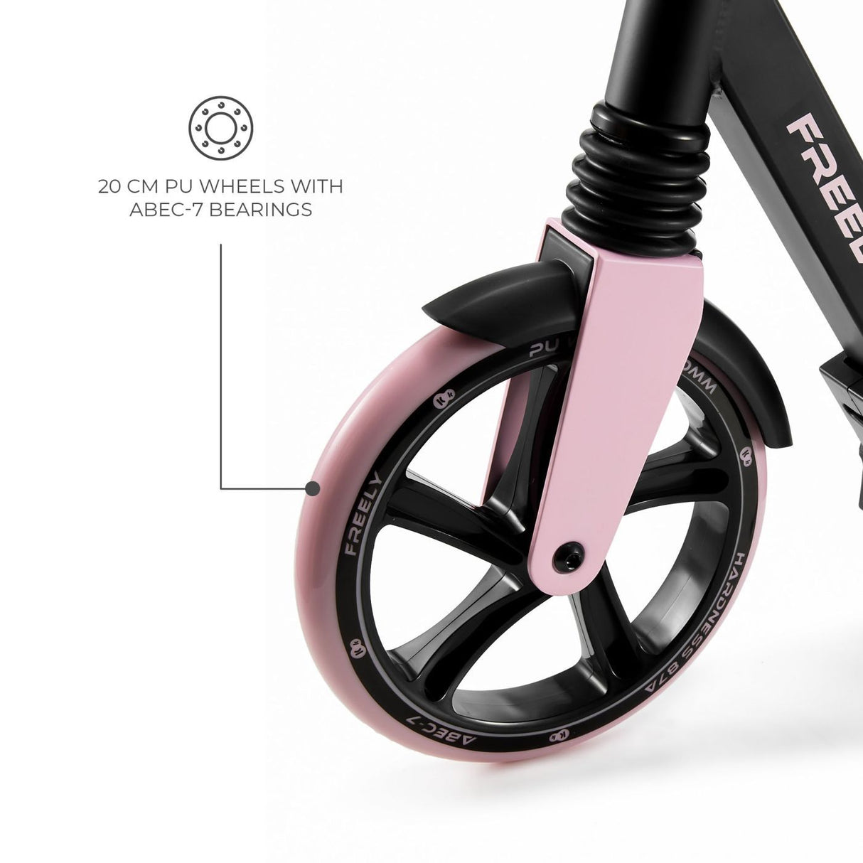TROTINETA KINDERKRAFT FREELY, PINK