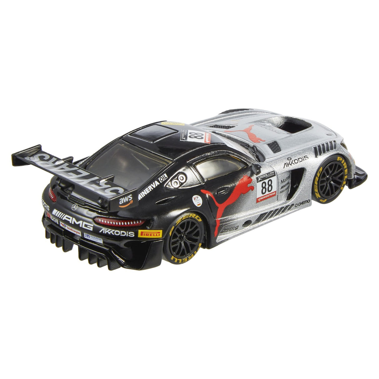 HOT WHEELS PREMIUM REAL RIDERS MASINUTA METALICA MERCEDES AMG GT3 SCARA 1:43