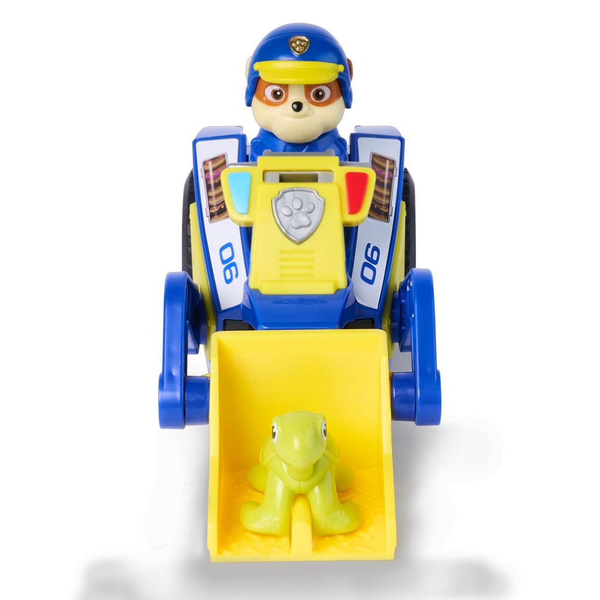 PATRULA CATELUSILOR CAUTARE SI SALVARE SET FIGURINA RUBBLE SI VEHICUL BULDOZER