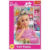 PUZZLE TREFL 100 BARBIE SA O CUNOASTEM PE BARBIE