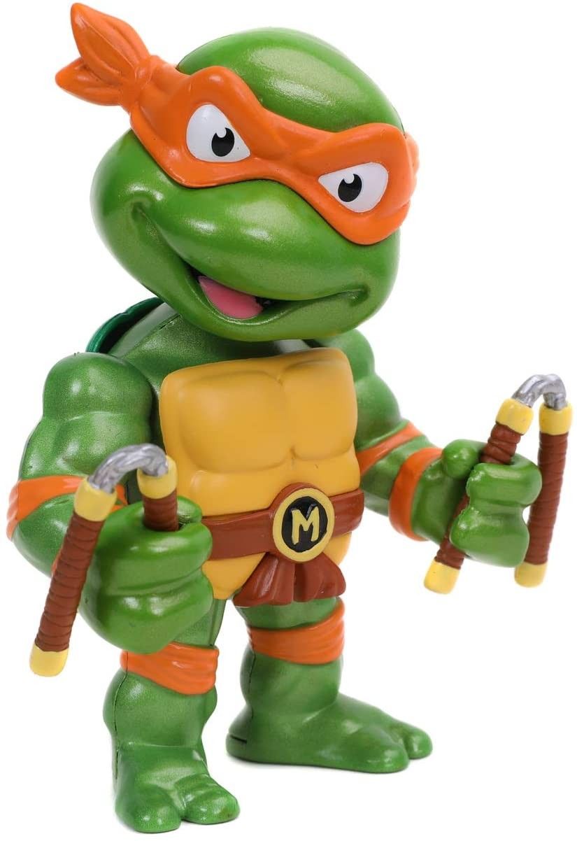 FIGURINA METALICA TESTOASELE NINJA PERSONAJUL MICHELANGELO