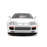 JADA FAST AND FURIOUS MASINUTA METALICA BRIANS TOYOTA SUPRA ALB SCARA 1 LA 24