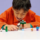 LEGO MINECRAFT AVENTURA DIN TAIGA A LUI STEVE 21583