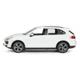 MASINA CU TELECOMANDA PORSCHE CAYENNE TURBO ALB CU SCARA 1 LA 14