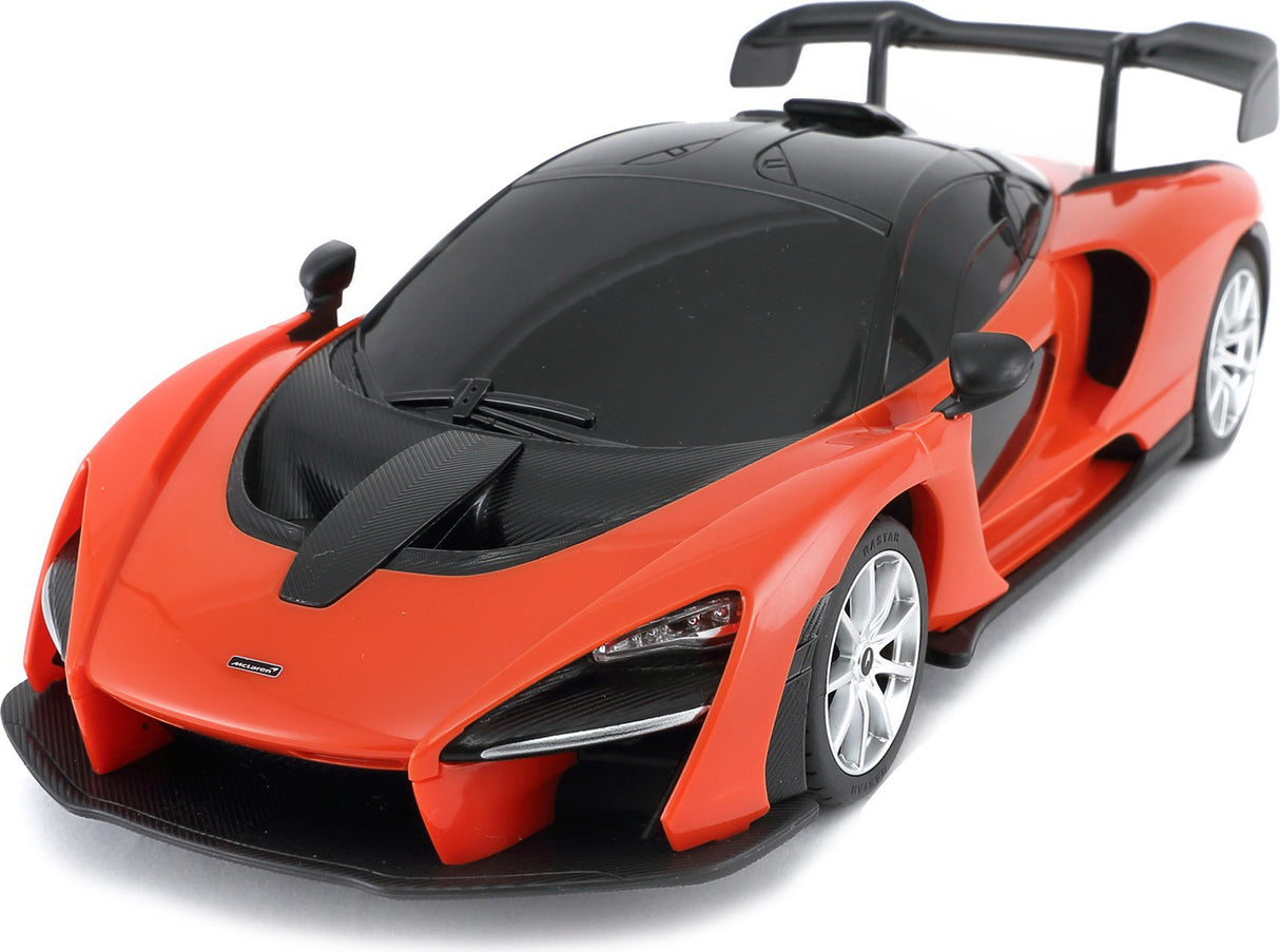 MASINA CU TELECOMANDA McLAREN SENNA PORTOCALIU CU SCARA 1 LA 18