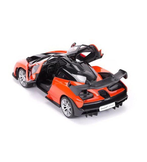 MASINA CU TELECOMANDA McLAREN SENNA PORTOCALIU CU SCARA 1 LA 14