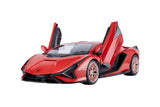 MASINA CU TELECOMANDA LAMBORGHINI SIAN ROSU CU SCARA 1 LA 14