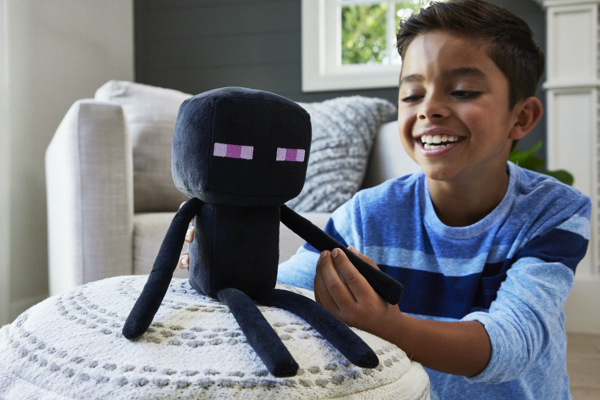 MINECRAFT FIGURINA DE PLUS ENDERMAN 20CM