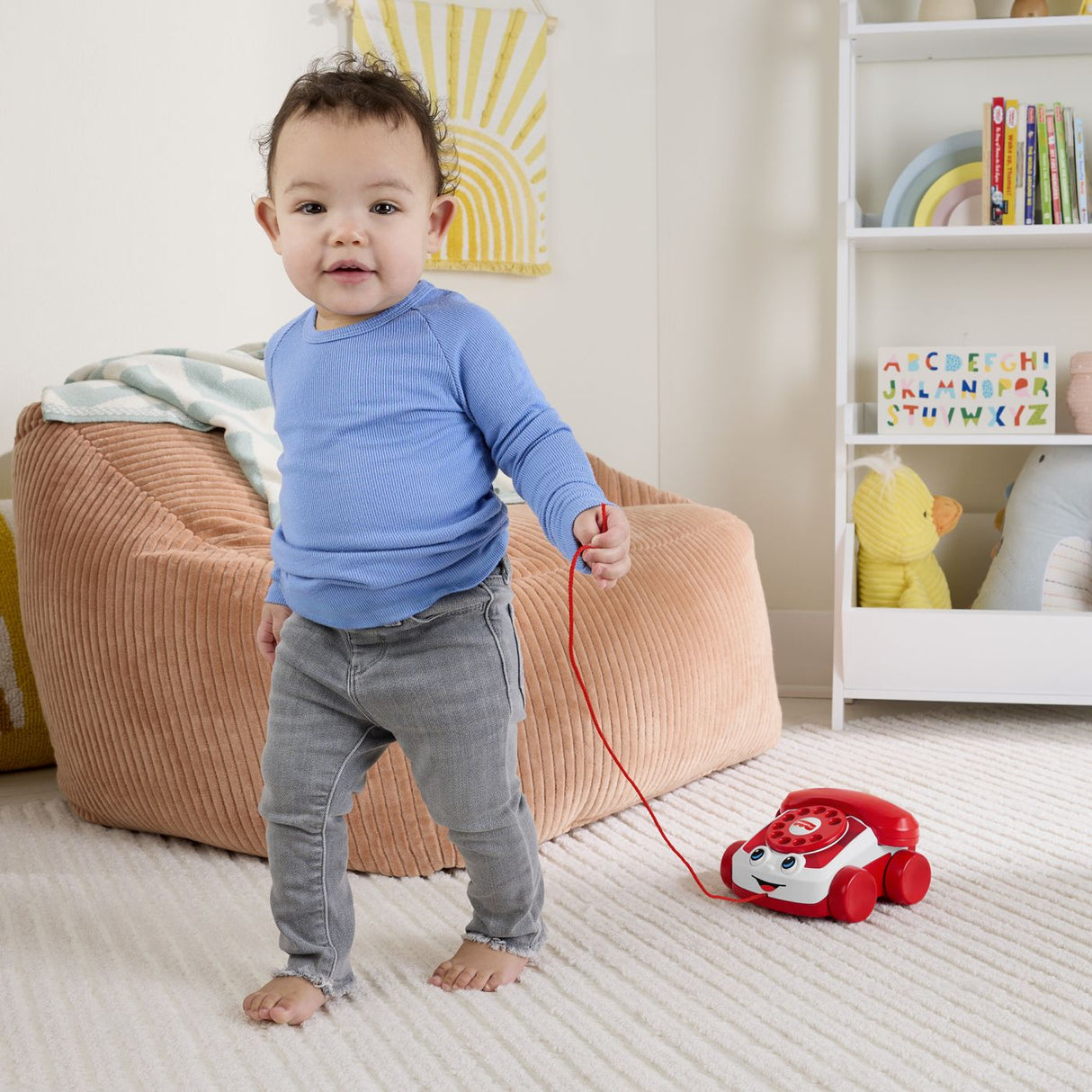 FISHER PRICE TELEFON INTERACTIV ROSU