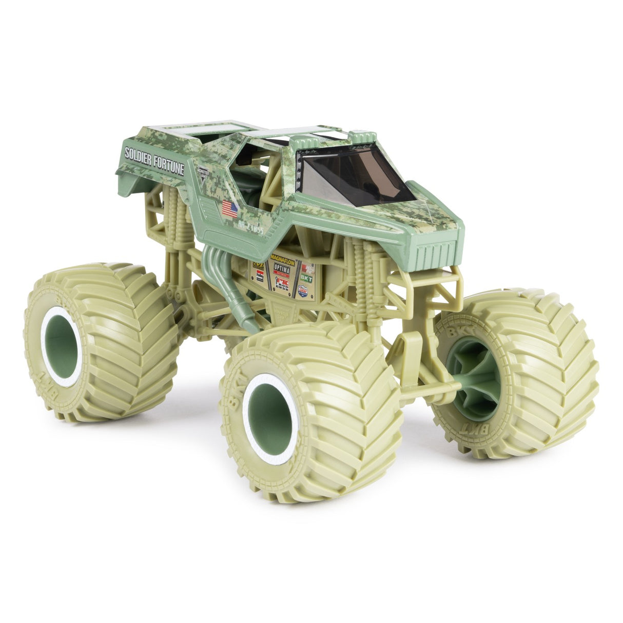 MONSTER JAM MASINUTA METALICA SOLDIER FORTUNE SCARA 1:24