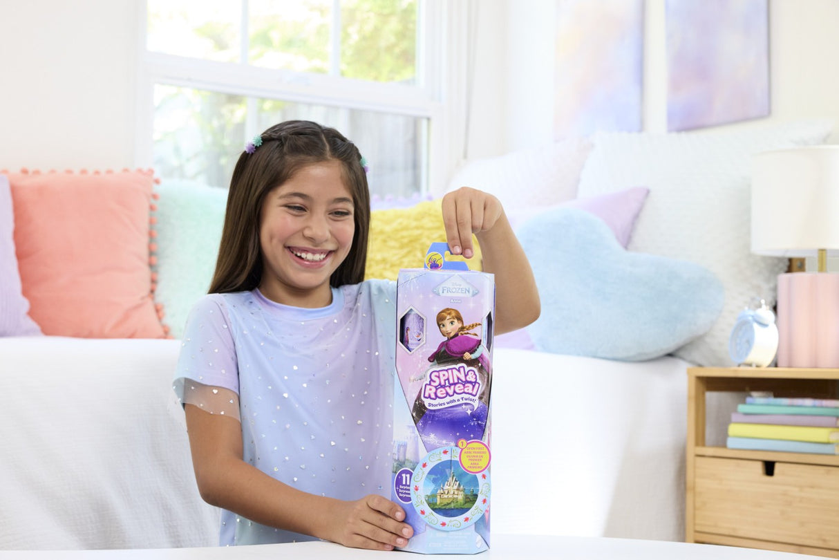 DISNEY FROZEN SPIN AND REVEAL PAPUSA ANNA CU EVANTAI