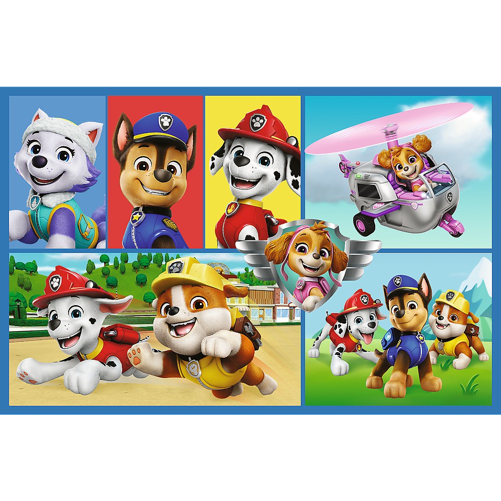 PUZZLE TREFL 2X70 PATRULA CATELUSILOR ECHIPA CATELUSILOR