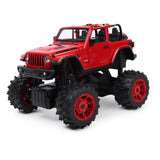 MASINA CU TELECOMANDA JEEP WRANGLER JL ROSU CU SCARA 1 LA 14