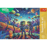 PUZZLE TREFL 100 FAMILIA TREFLIK INSPIRAT DE ARTA FANTEZII COSMICE