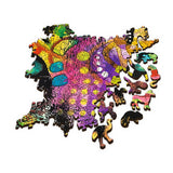 PUZZLE TREFL DIN LEMN 1000 PIESE PISICUTA COLORATA