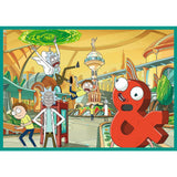 PUZZLE TREFL 4X250 LUMEA INTORTOCHEATA A LUI RICK SI MORTY