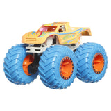 HOT WHEELS MONSTER TRUCK GLOW IN THE DARK MASINUTA PODIUM CRASHER SCARA 1:64