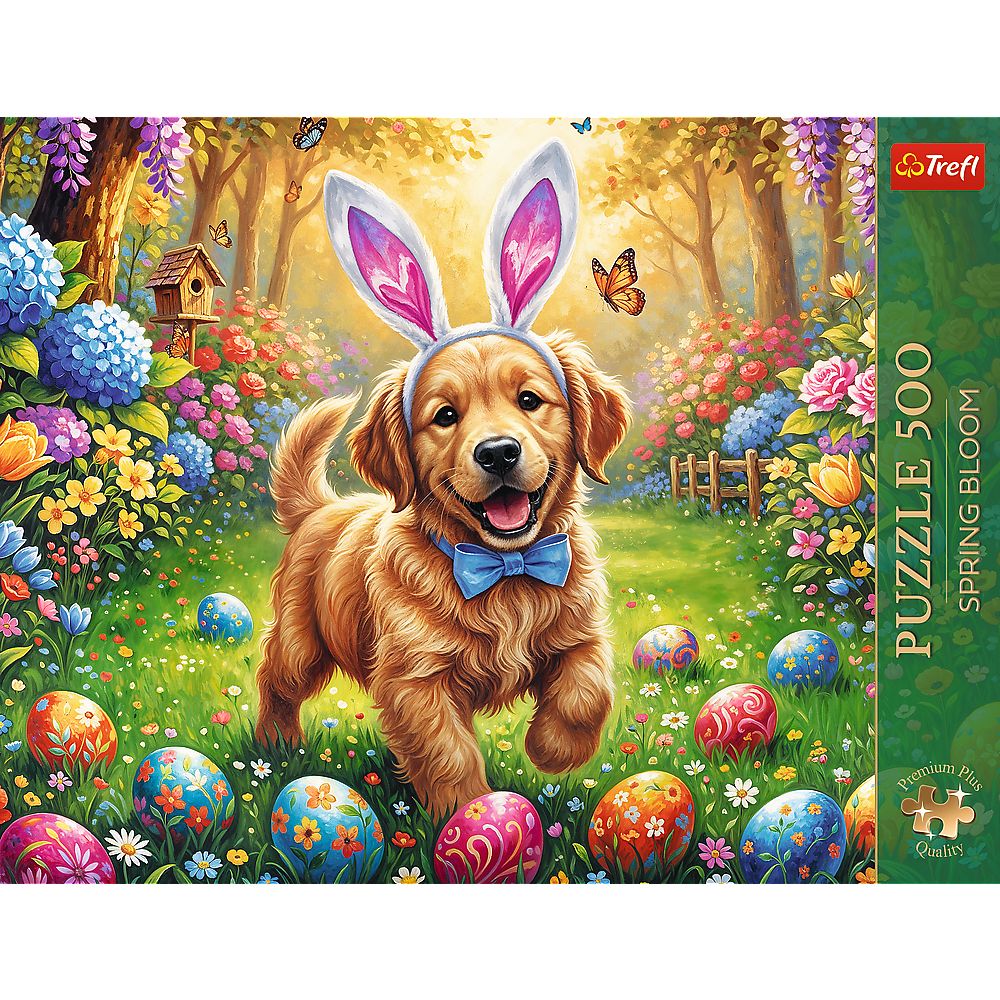 PUZZLE TREFL 500 PREMIUM PLUS SPRING BLOOM CAINE DE PASTE