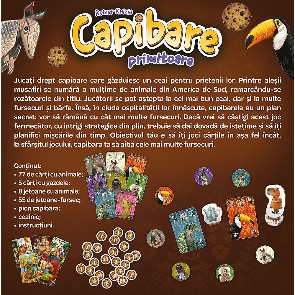JOC DE SOCIETATE CAPIBARE PRIMITOARE IN LIMBA ROMANA