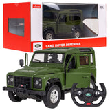 MASINA CU TELECOMANDA LAND ROVER DEFENDER VERDE CU SCARA 1 LA 14