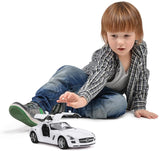 MASINA CU TELECOMANDA MERCEDES-BENZ SLS ALB SCARA 1 LA 14