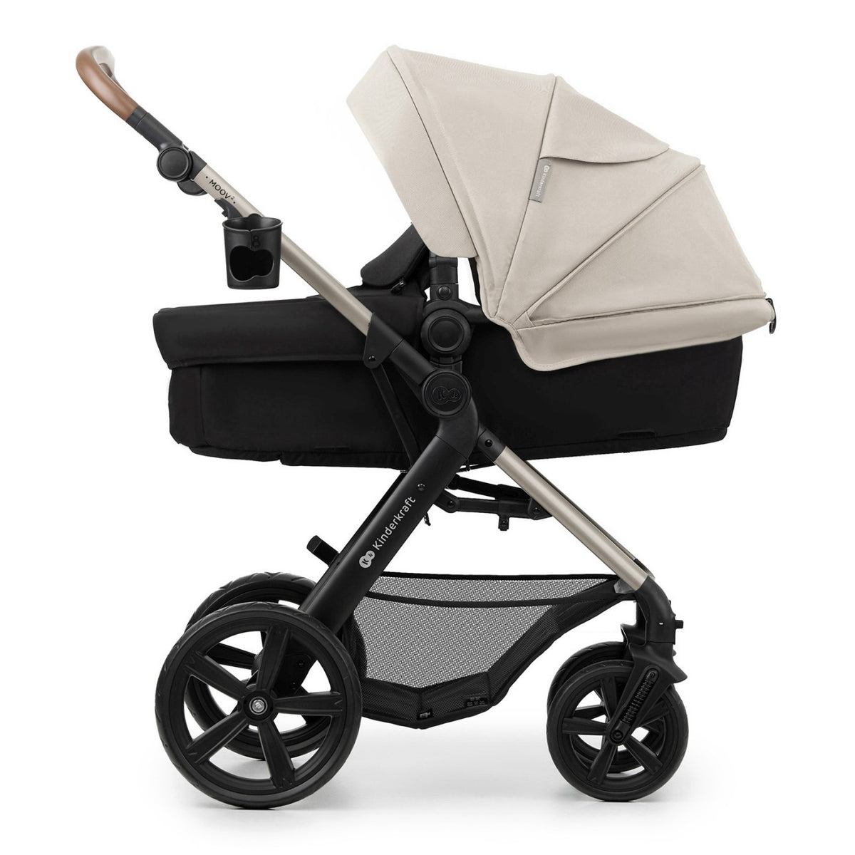 CARUCIOR 3 IN 1 KINDERKRAFT MOOV 2, MOONLIGHT GREY