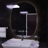 Oglinda Led Ovala, Ranya Senzor Motionglow Marcello, Sistem Dezaburire, Ceas & Termometru - vivimall.ro