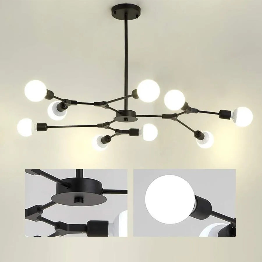 Lustra Architek Nona, 9X E27 - vivimall.ro