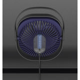 Mini Ventilator Pentru Birou Cu Usb, Rotire 360 Grade, 3 Viteze, 4000 Ma, 13.5 X 12,8 - vivimall.ro
