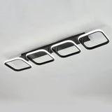 Lustra Led Vertex, 4 Patrate, Liniara, Lumina Rece/Calda/Neutra - vivimall.ro