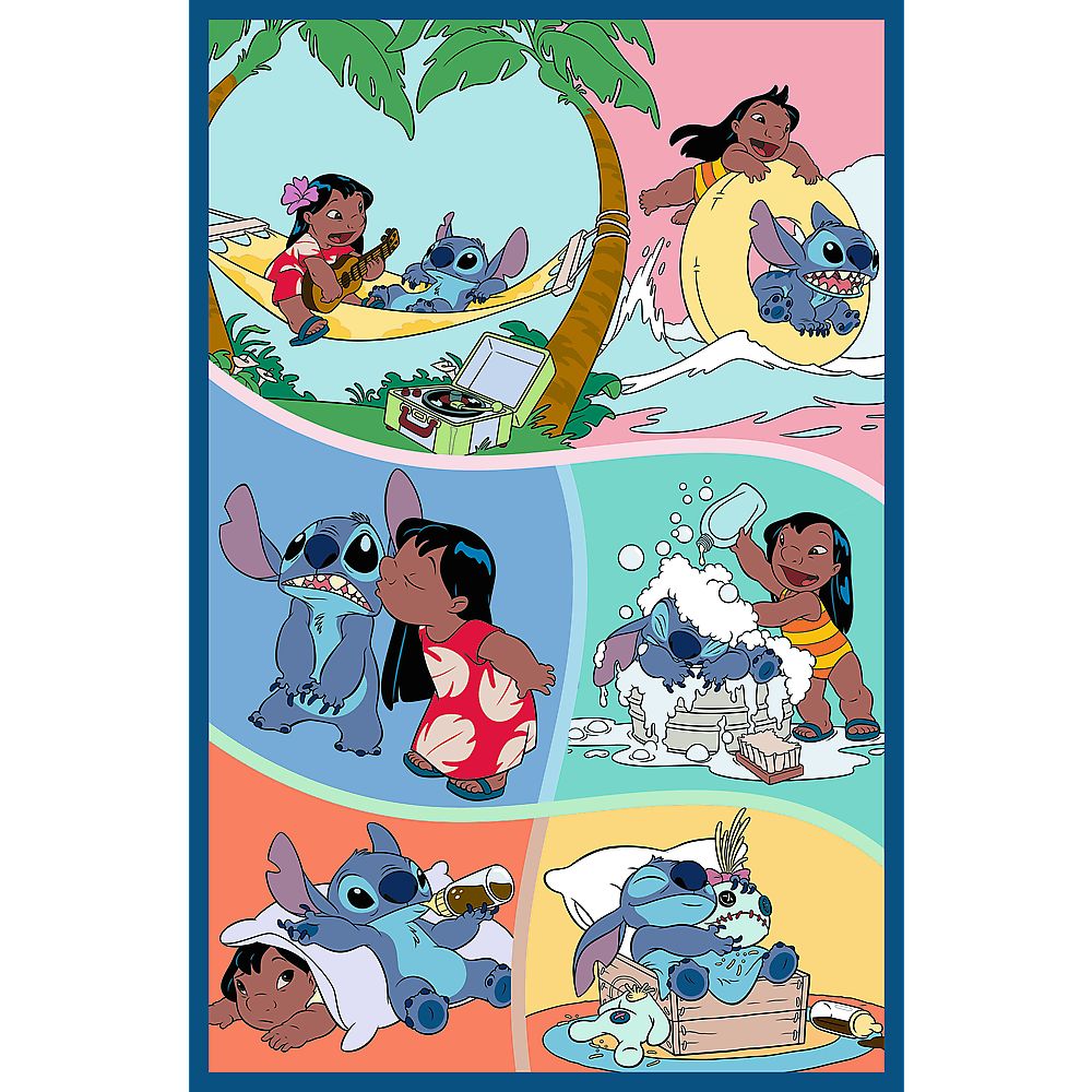 PUZZLE TREFL 3X800 STITCH LUMEA LUI STITCH