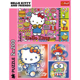 PUZZLE TREFL 2X200 HELLO KITTY SI PRIETENII