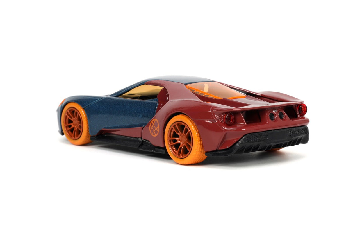 JADA MARVEL MASINUTA METALICA FORD GT SCARA 1:32 SI FIGURINA METALICA DOCTOR STRANGE