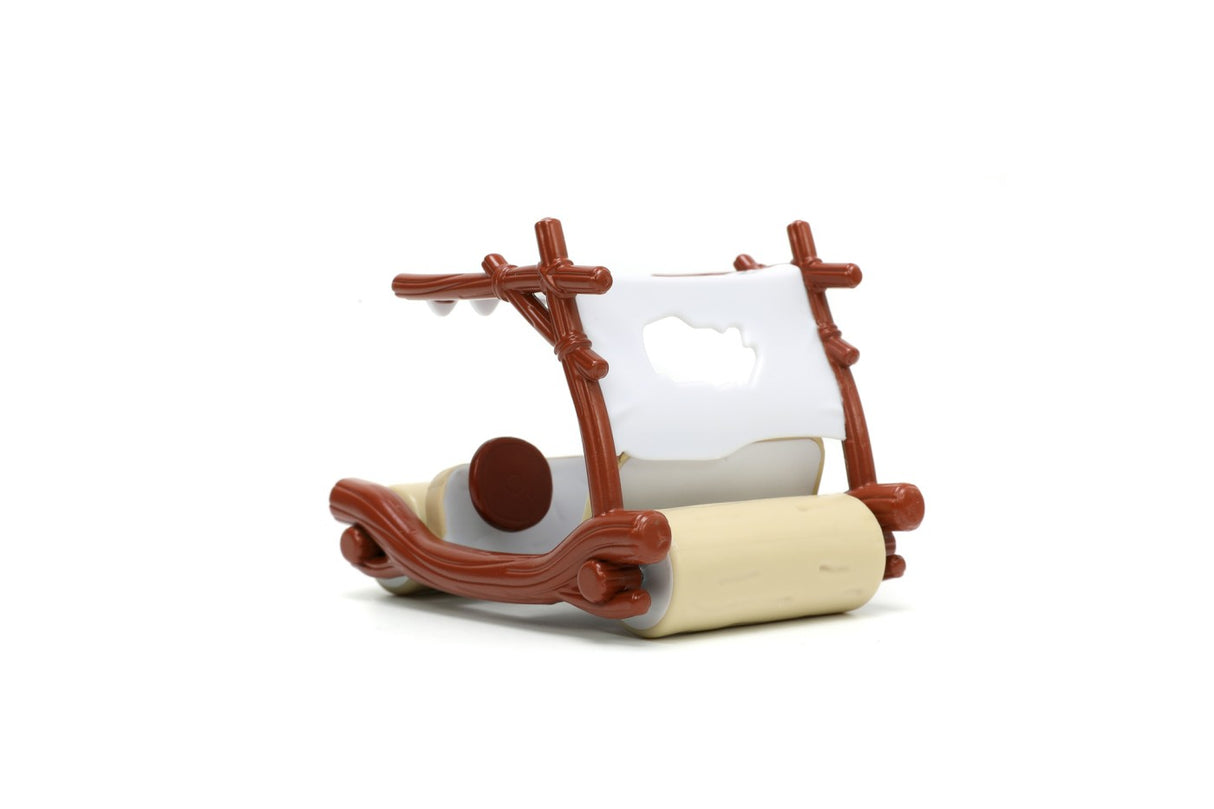JADA SET MASINUTA METALICA FLINTMOBILUL SCARA 1:32 SI FIGURINA FRED FLINTSTONE
