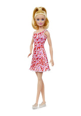 PAPUSA BARBIE FASHIONISTA BLONDA CU PARUL PRINS IN COADA