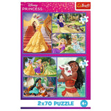 PUZZLE TREFL 2X70 DISNEY PRINCESS VIATA PRINTESELOR DISNEY
